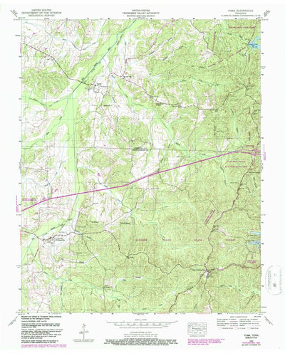 United States Geological Survey Yuma, TN (1950, 24000-Scale) digital map