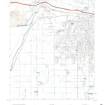 United States Geological Survey Yuma West, AZ (2021, 24000-Scale) digital map