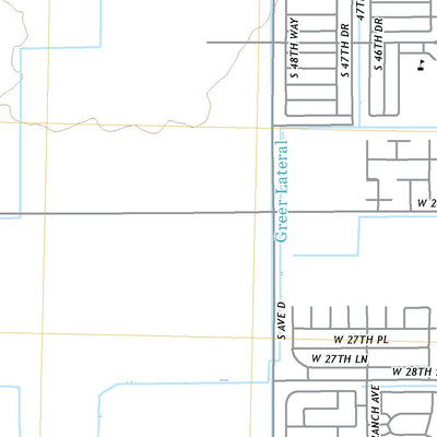 United States Geological Survey Yuma West, AZ (2021, 24000-Scale) digital map