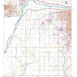 United States Geological Survey Yuma West, AZ-CA (1997, 24000-Scale) digital map