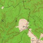 United States Geological Survey Zachariah, KY (1953, 24000-Scale) digital map