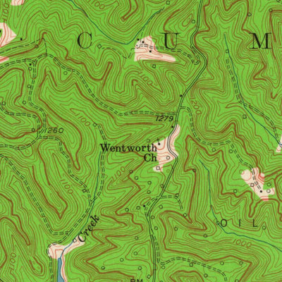 United States Geological Survey Zachariah, KY (1953, 24000-Scale) digital map