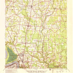 United States Geological Survey Zachary, LA (1939, 62500-Scale) digital map