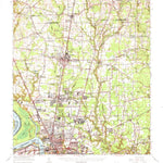 United States Geological Survey Zachary, LA (1963, 62500-Scale) digital map