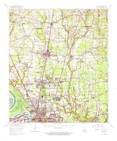 United States Geological Survey Zachary, LA (1963, 62500-Scale) digital map
