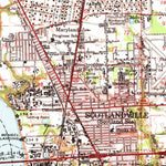 United States Geological Survey Zachary, LA (1963, 62500-Scale) digital map