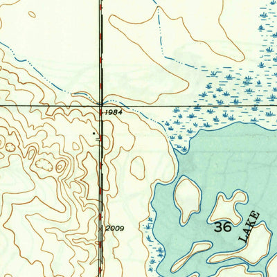 United States Geological Survey Zahl, ND (1948, 24000-Scale) digital map
