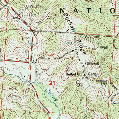 United States Geological Survey Zaleski, OH (2002, 24000-Scale) digital map