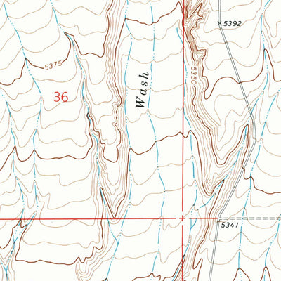 United States Geological Survey Zane, UT (1972, 24000-Scale) digital map