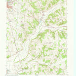 United States Geological Survey Zanesfield, OH (1960, 24000-Scale) digital map