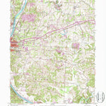 United States Geological Survey Zanesville East, OH (1961, 24000-Scale) digital map