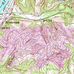 United States Geological Survey Zanesville East, OH (1961, 24000-Scale) digital map