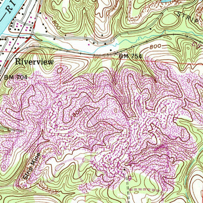United States Geological Survey Zanesville East, OH (1961, 24000-Scale) digital map