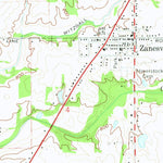 United States Geological Survey Zanesville, IN (1972, 24000-Scale) digital map