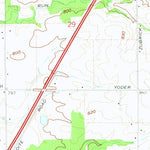 United States Geological Survey Zanesville, IN (1972, 24000-Scale) digital map