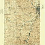 United States Geological Survey Zanesville, OH (1910, 62500-Scale) digital map