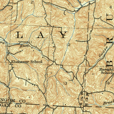 United States Geological Survey Zanesville, OH (1910, 62500-Scale) digital map