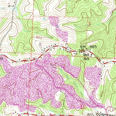 United States Geological Survey Zanesville West, OH (1961, 24000-Scale) digital map
