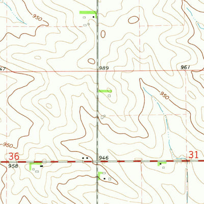 United States Geological Survey Zaneta, IA (1971, 24000-Scale) digital map