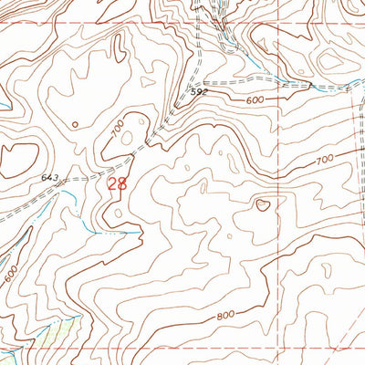 United States Geological Survey Zangar Junction, WA-OR (1964, 24000-Scale) digital map