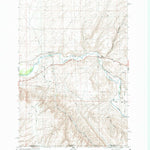 United States Geological Survey Zangar Junction, WA-OR (1991, 24000-Scale) digital map