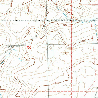 United States Geological Survey Zangar Junction, WA-OR (1991, 24000-Scale) digital map