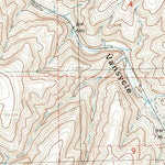 United States Geological Survey Zangar Junction, WA-OR (1991, 24000-Scale) digital map