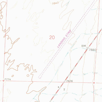 United States Geological Survey Zapata Ranch, CO (1965, 24000-Scale) digital map