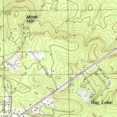 United States Geological Survey Zavalla, TX (1984, 24000-Scale) digital map