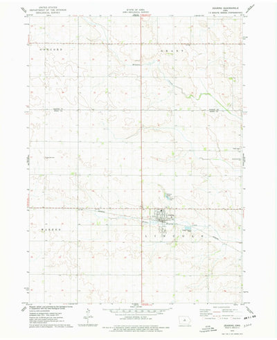United States Geological Survey Zearing, IA (1975, 24000-Scale) digital map