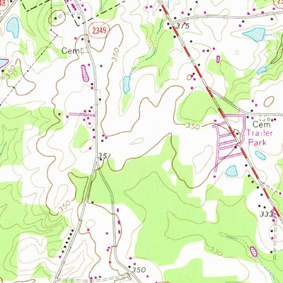 United States Geological Survey Zebulon, NC (1968, 24000-Scale) digital map