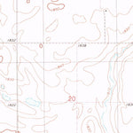 United States Geological Survey Zeeland SW, SD (1978, 24000-Scale) digital map