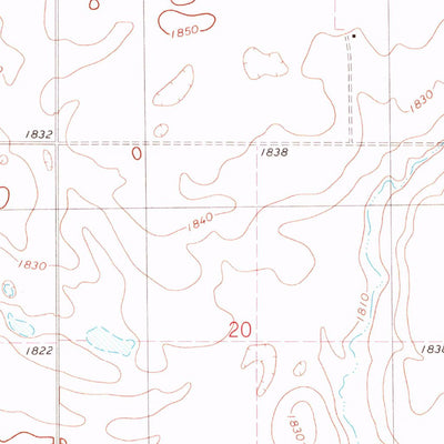 United States Geological Survey Zeeland SW, SD (1978, 24000-Scale) digital map