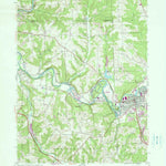 United States Geological Survey Zelienople, PA (1958, 24000-Scale) digital map