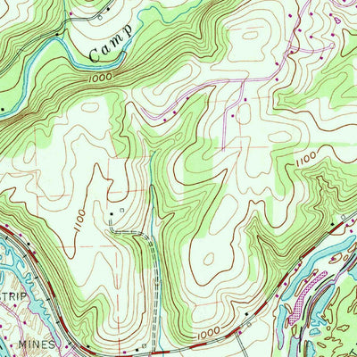 United States Geological Survey Zelienople, PA (1958, 24000-Scale) digital map