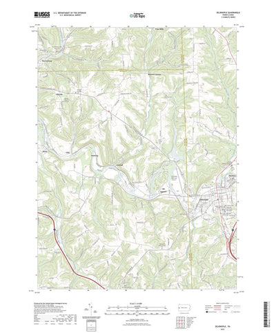 United States Geological Survey Zelienople, PA (2023, 24000-Scale) digital map