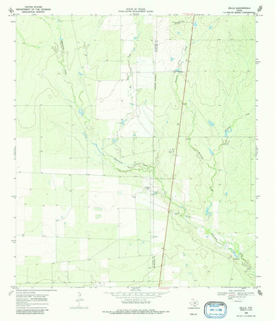 United States Geological Survey Zella, TX (1968, 24000-Scale) digital map