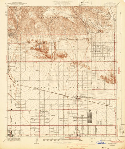 United States Geological Survey Zelzah, CA (1941, 24000-Scale) digital map