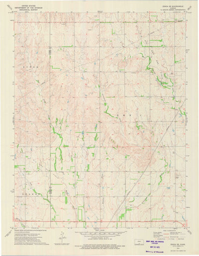 United States Geological Survey Zenda SE, KS (1973, 24000-Scale) digital map