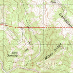 United States Geological Survey Zeni Ridge, CA (1991, 24000-Scale) digital map