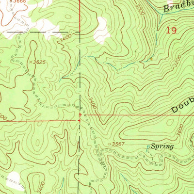 United States Geological Survey Zenia, CA (1967, 24000-Scale) digital map