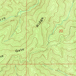 United States Geological Survey Zenia, CA (1967, 24000-Scale) digital map