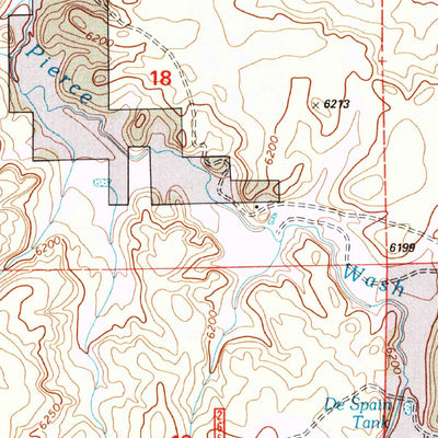 United States Geological Survey Zeniff, AZ (1998, 24000-Scale) digital map