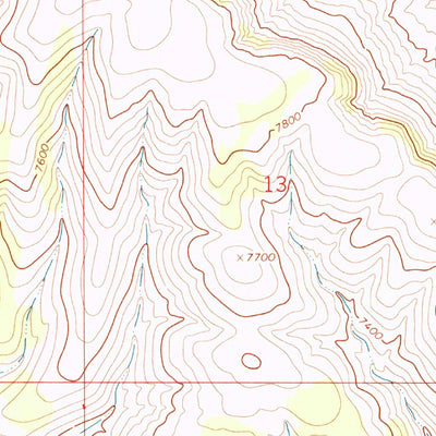 United States Geological Survey Zenobia Peak, CO (1966, 24000-Scale) digital map