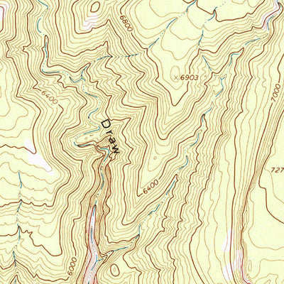 United States Geological Survey Zenobia Peak, CO (1966, 24000-Scale) digital map
