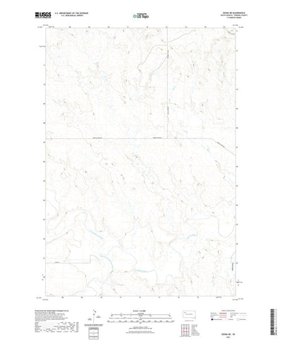 United States Geological Survey Zeona NE, SD (2021, 24000-Scale) digital map