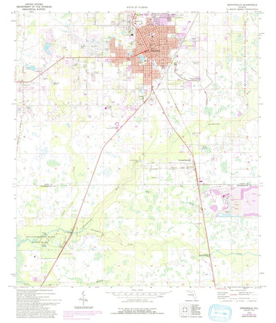 United States Geological Survey Zephyrhills, FL (1975, 24000-Scale) digital map