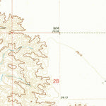 United States Geological Survey Zero NE, MT (1969, 24000-Scale) digital map