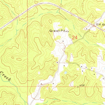 United States Geological Survey Zetus, MS (1972, 24000-Scale) digital map
