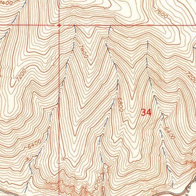 United States Geological Survey Ziegler Basin, ID (1963, 24000-Scale) digital map